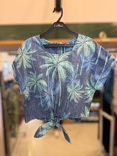 画像をギャラリービューアに読み込む, Aloha柄コットンリボンクルートップス