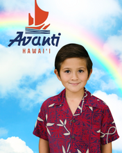 画像をギャラリービューアに読み込む, AVANTI( アバンティ ) キッズアロハシャツ“Blue Hawaii” Red