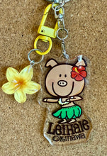 画像をギャラリービューアに読み込む, Lei Hale Okinawaオリジナル”チャーム付きフラプアアちゃん”キーホルダー
