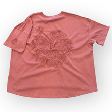 Load image into Gallery viewer, Back PrintハイビスカスTシャツ