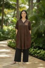 Load image into Gallery viewer, Hula is Life / Mālie Dress(マーリエ・ドレス)- Puʻili Brown(プイリ・ブラウン)