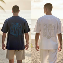 画像をギャラリービューアに読み込む, Hula Lani Hawaii ハワイアンバックプリント 刺繍Tシャツ メンズ 半袖