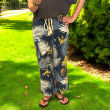 画像をギャラリービューアに読み込む, 【接触冷感素材】Newレーヨン麻ロングパンツ