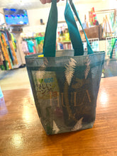 画像をギャラリービューアに読み込む, 【Hula is Life】Palapalai Mesh Bag — Small(パラパライ メッシュバッグ スモール)/ グリーン・ベージュ ハワイアン メッシュ トートバッグ レッスンバッグ