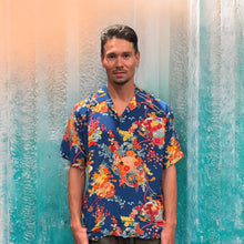 Load image into Gallery viewer, ※Worn by Bruno Mars※ AVANTI Aloha shirt “ROMEO AND JULIET - BLUE”