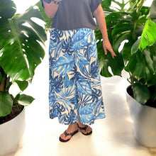 画像をギャラリービューアに読み込む, 【ひんやり感接触裏地付き】 裏地付きサマー天竺ワイドパンツ