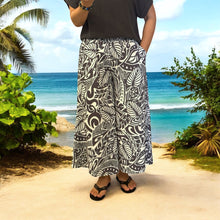 画像をギャラリービューアに読み込む, 【ひんやり感接触裏地付き】 裏地付きサマー天竺ワイドパンツ