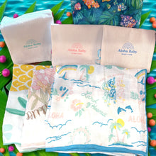 画像をギャラリービューアに読み込む, Aloha Baby ガーゼスワドル
(おくるみ&ガーゼケット)