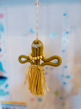 画像をギャラリービューアに読み込む, マクラメタペストリー【Hula Girl / Tahitian Girl】