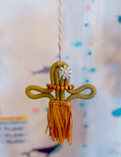 画像をギャラリービューアに読み込む, マクラメタペストリー【Hula Girl / Tahitian Girl】