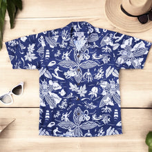 画像をギャラリービューアに読み込む, AVANTI( アバンティ ) アロハシャツ"King and Islands - Navy"