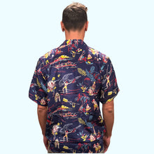 画像をギャラリービューアに読み込む, AVANTI( アバンティ)アロハシャツ“Hawaiian Scene” Navy