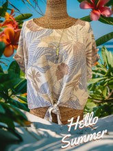 画像をギャラリービューアに読み込む, ”接触冷感素材” Hulalani Hawaiiリボンクルートップス