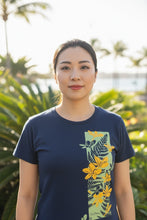 Load image into Gallery viewer, Original milling T-shirt (pink plumeria) *XL size only