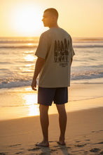 画像をギャラリービューアに読み込む, サーフボード柄:Hula Lani Hawaii ハワイアンバックプリントTシャツ メンズ 半袖 サーフボード