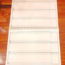 画像をギャラリービューアに読み込む, (方眼罫なし)Hulaレッスン用ノートブック