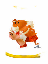 画像をギャラリービューアに読み込む, ベビービブ(よだれかけ) menehune&pua`a