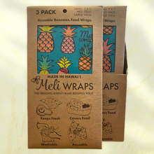 画像をギャラリービューアに読み込む, Fromカウアイ島100% オーガニック ワックスラップ Meli Wraps