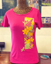 Load image into Gallery viewer, Original milling T-shirt (pink plumeria) *XL size only