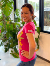 Load image into Gallery viewer, Original milling T-shirt (pink plumeria) *XL size only