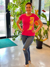 Load image into Gallery viewer, Original milling T-shirt (pink plumeria) *XL size only