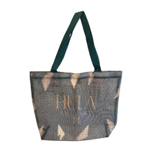 画像をギャラリービューアに読み込む, 【Hula is Life】Palapalai Mesh Bag — Large（パラパライ メッシュバッグ ラージ）/ グリーン・ベージュ ハワイアン メッシュ トートバッグ レッスンバッグ
