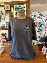 画像をギャラリービューアに読み込む, Hula Lani Hawaii スラブ天竺 刺繍半袖Tシャツ レディース ハワイアンカジュアル フリーサイズ
