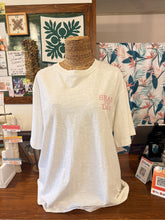 画像をギャラリービューアに読み込む, Hula Lani Hawaii スラブ天竺 刺繍半袖Tシャツ レディース ハワイアンカジュアル フリーサイズ
