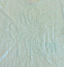 画像をギャラリービューアに読み込む, Hula Lani Hawaii スラブ天竺 刺繍半袖Tシャツ レディース ハワイアンカジュアル フリーサイズ
