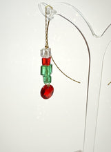 Load image into Gallery viewer, Deco atelir Flamingoスワロフスキー®Crystalライズチェーンピアス
