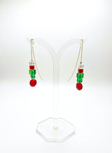 Load image into Gallery viewer, Deco atelir Flamingoスワロフスキー®Crystalライズチェーンピアス
