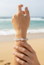 Load image into Gallery viewer, 【幸運と調和】マルチカラーアゲート＆クリスタル ブレスレット - 人間関係を整える癒しのお守り
