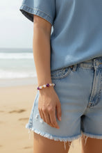 画像をギャラリービューアに読み込む, ピンマルチアゲート＆ローズクォーツ ブレスレット - 心を癒やす大人可愛いお守りジュエリー
