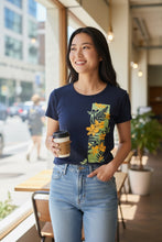 Load image into Gallery viewer, Original milling T-shirt (pink plumeria) *XL size only
