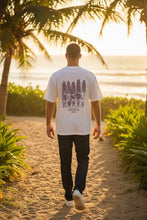 画像をギャラリービューアに読み込む, サーフボード柄：Hula Lani Hawaii ハワイアンバックプリントTシャツ メンズ 半袖 サーフボード

