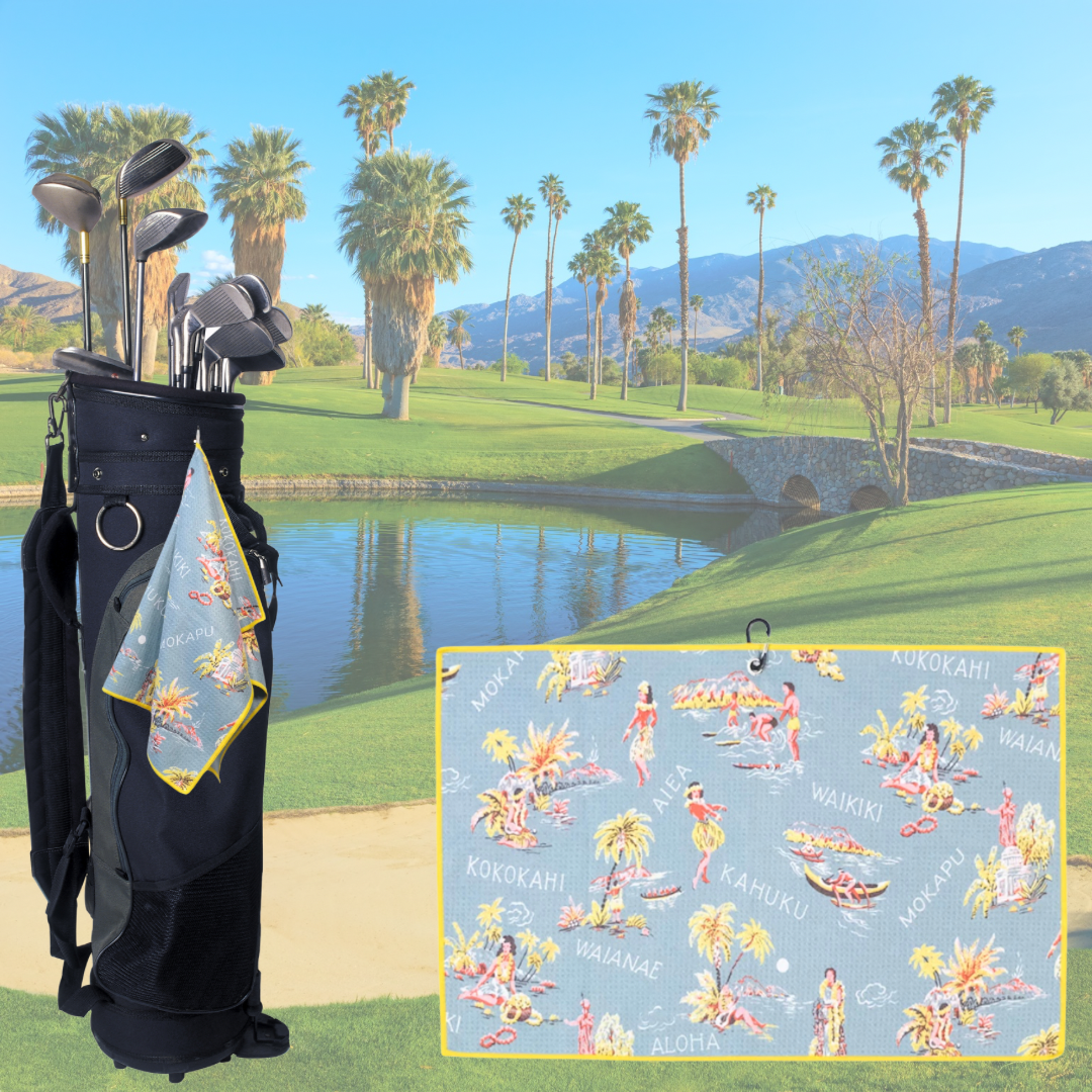 AVANTI アバンティ ゴルフ タオル ※カラビナ フック付き (ゴルフ以外