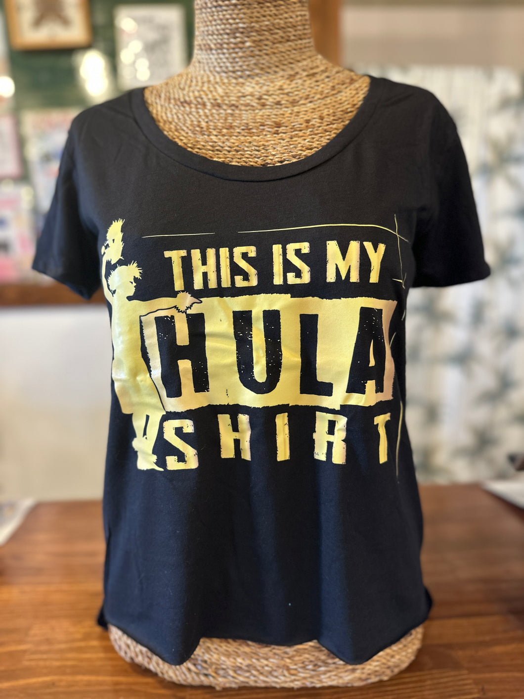 ※Ｎｅｗ！※Hula is Life ”THIS IS My HULA SHIRT”スクープネックTシャツ