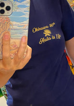 Load image into Gallery viewer, ※New※Hula is Life Okinawa復帰50th記念ユニセックスTシャツ　ネイビー

